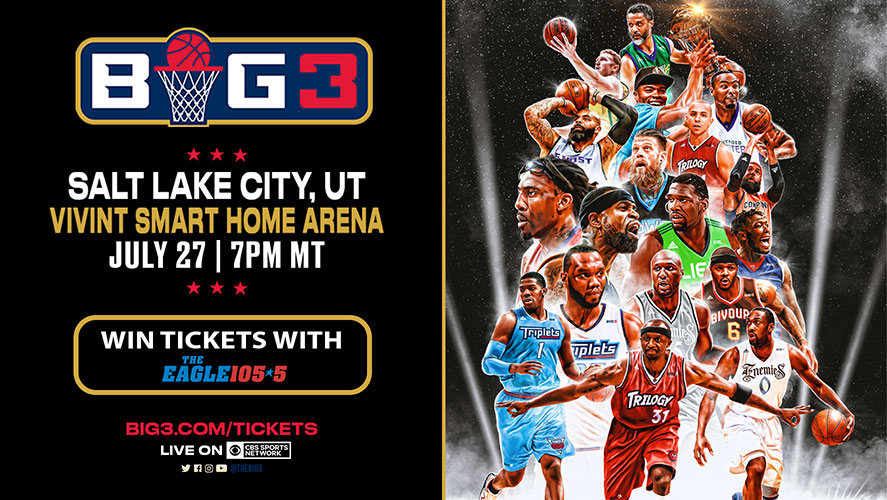 Big 3 Salt Lake City win tickets with the Eagle