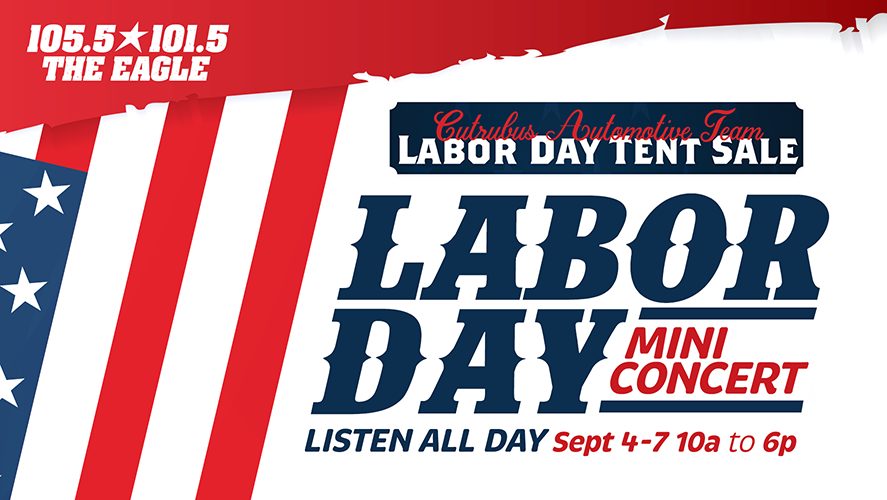 Get ready for another Mini Concert over Labor Day 101.5 The Eagle